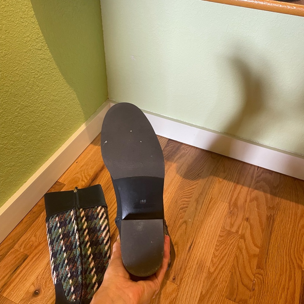 Tory Burch Brown and Black Patterned Boots - Picture 6 of 6